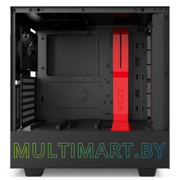 Корпус NZXT H500i CA-H500W-BR (черный/красный) картинка 5
